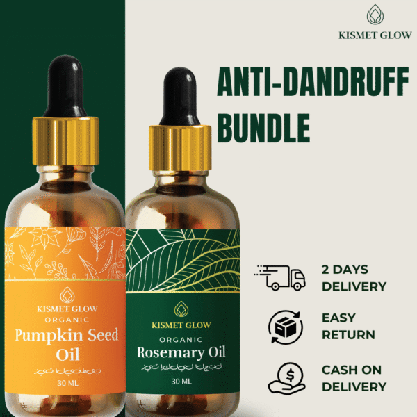 15 Anti Dandruff Bundle | Rosemary & Pumpkin Seed Oil